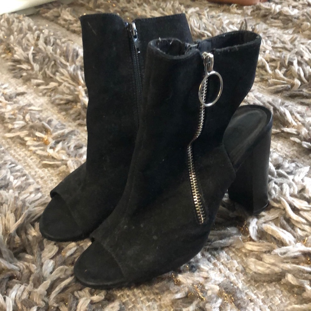 black heels